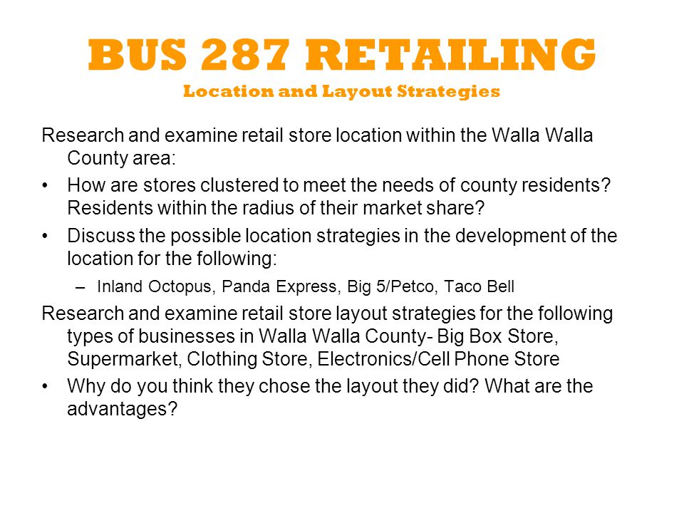Location Strategy for Business